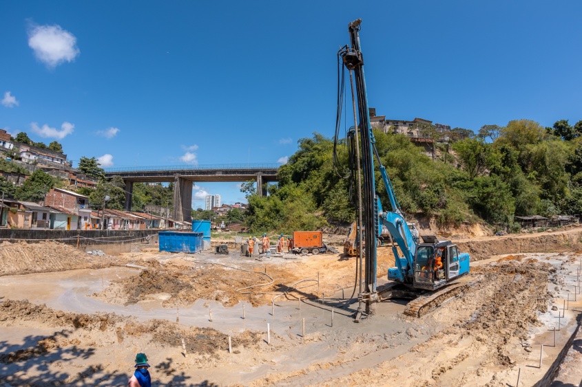Obras do Renasce Salgadinho já mudam a realidade ambiental no Vale do Reginaldo. Foto: Itawi Albuquerque / Secom Maceió