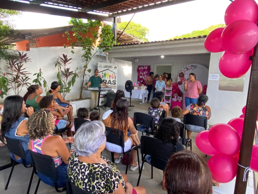 Usuárias participaram de momentos de reflexão e muita diversão. Foto: Cortesia