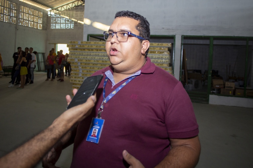 Diretor do Sine Maceió, Nycholas Pires. Foto: Allan Cesar/Secom Maceió