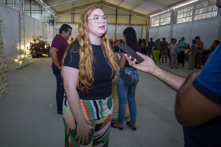 Diretora de Recursos Humanos do Tio Ferreira, Izabela Farias. Foto: Allan Cesar/Secom Maceió