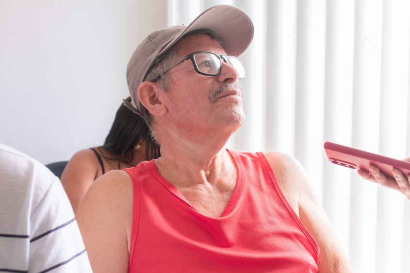 Usuário Renato da Silva diz que todos os anos realiza exames preventivos. Foto: Victor Vercant/Ascom SMS