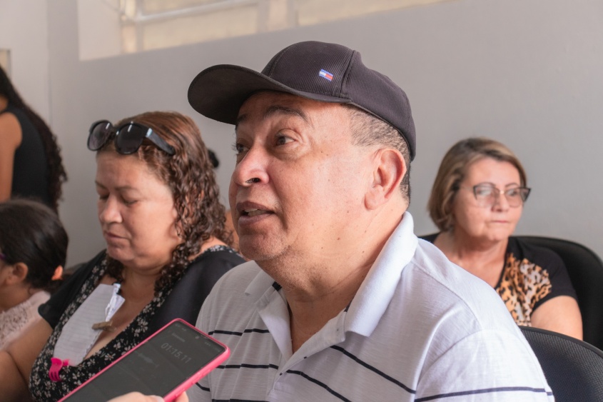 Cícero Batista destaca que é importante aproveitar oportunidades que envolvem cuidado com a saúde. Foto: Victor Vercant/Ascom SMS