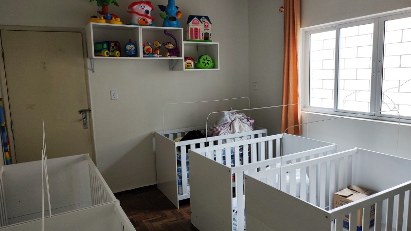Bebês ganharam também um quarto novinho. Foto:Vanessa Napoleão/Ascom Semas