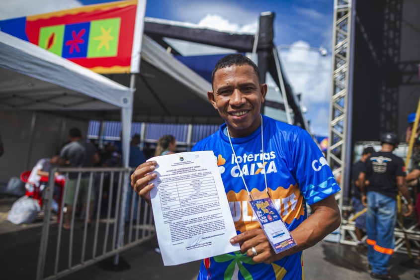 Jabson Barbosa é cervejeiro e estará mais um ano trabalhando no São João Massayó. Foto: Alisson Frazão/ Secom Maceió