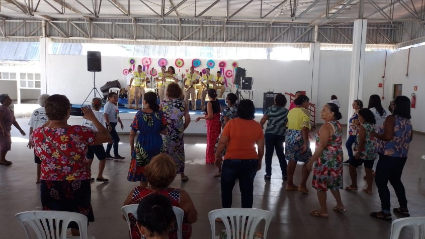 Evento comemorou a chegada da primavera. Foto: Cras Área Lagunar