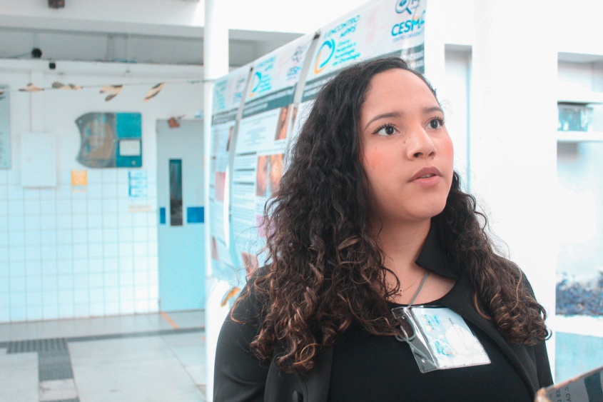 Twanne Vieira, graduanda em odontologia. Foto: Rodrigo Carlos