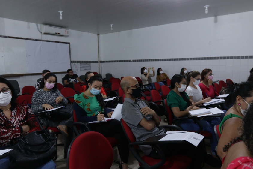 Assistentes Sociais das escolas da rede Municipal de Educação de Maceió. Foto: Pedro Caldas.
