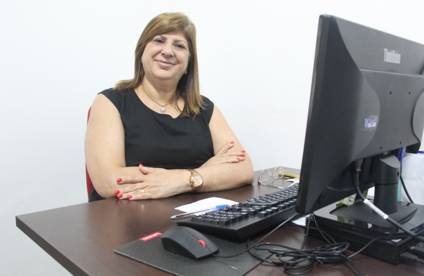 Coordenadora de Gestão de Pessoas da secretaria, Eliane Cirilo. Foto: Ascom Semed