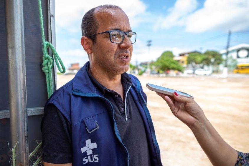 Coordenador da Unidade de Vigilância de Zoonoses, Dário Guedes. Foto: Alisson Frazão/Secom Maceió