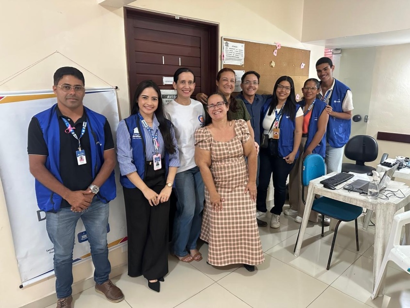 Equipe do Centro Pop e da Casa de Direitos. Foto: Ascom Semdes