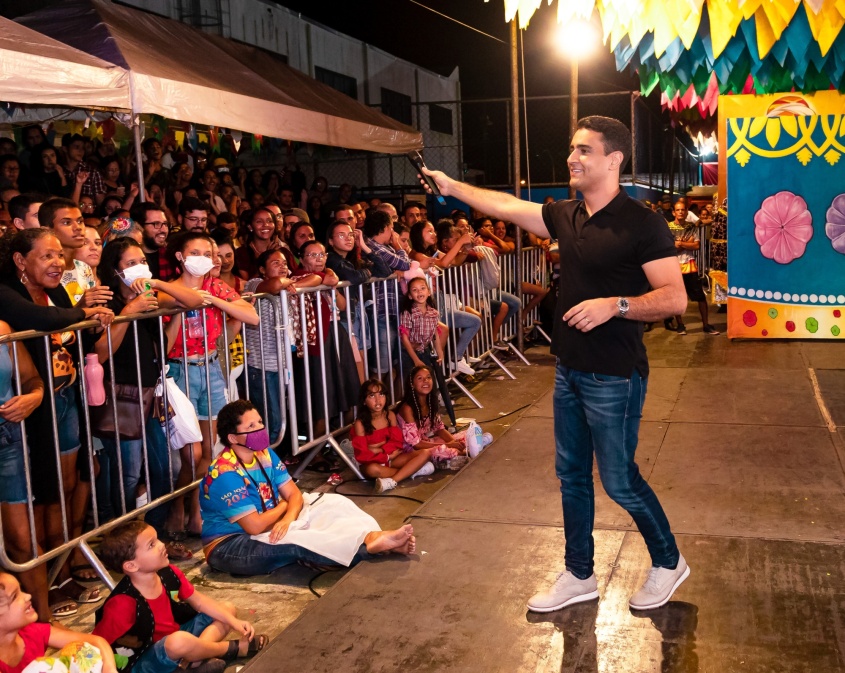 Prefeito JHC prestigia São João no polo Tabuleiro. Foto: Micael Silva/Secom Maceió