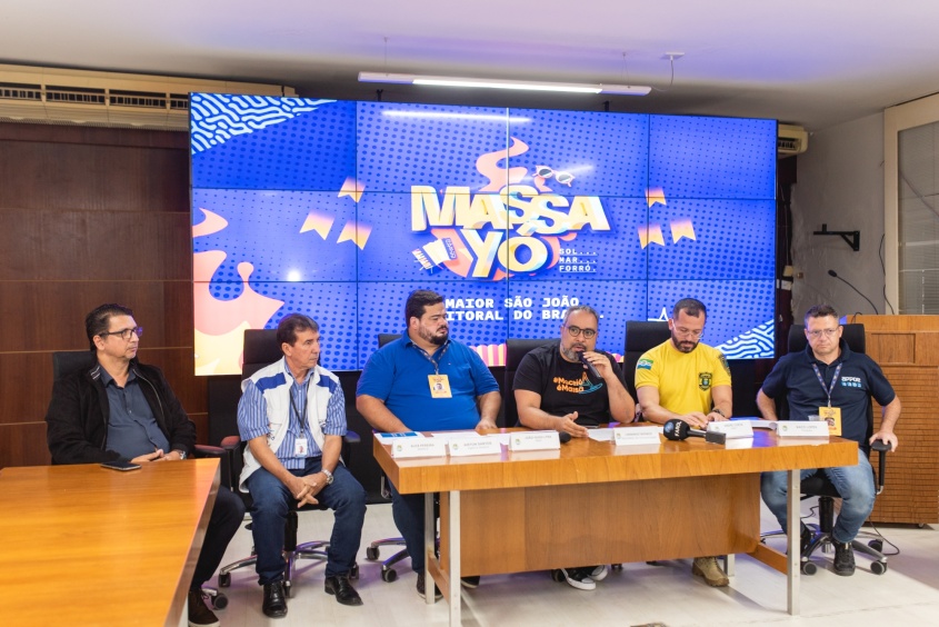 Coletiva sobre o São João de Maceió - Foto: Gabriel Moreira / Secom Maceió