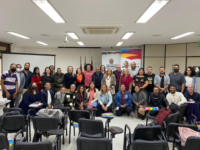 Representantes de todo o país participaram da 8ª Assembleia Geral organizada pelo Fórum Nacional de Gestoras e Gestores LGBT. Foto: cortesia