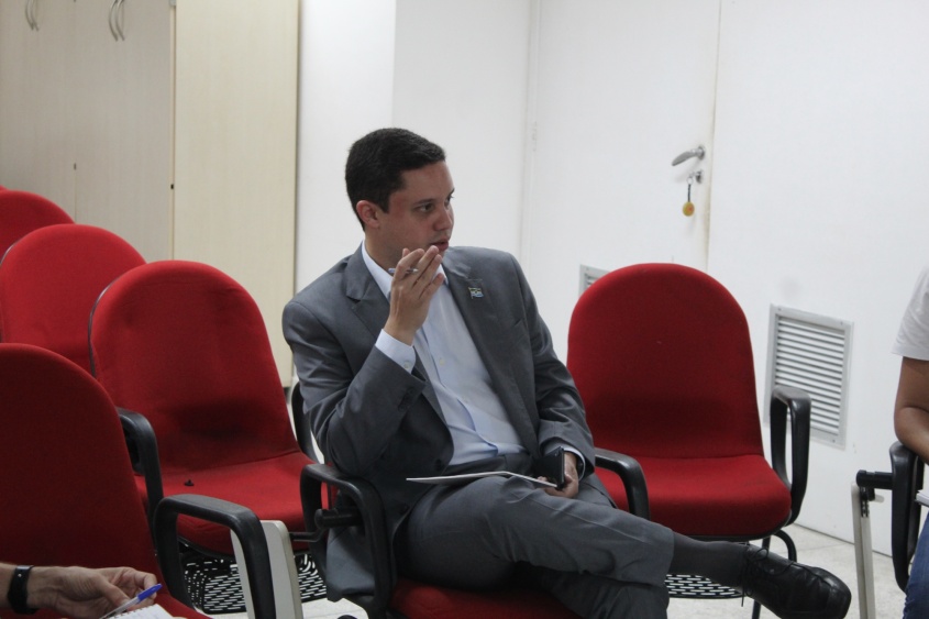 Titular de Economia, João Felipe Borges, destaca a importância do Conselho para o plano de governo da Prefeitura. Foto: Ascom Semec