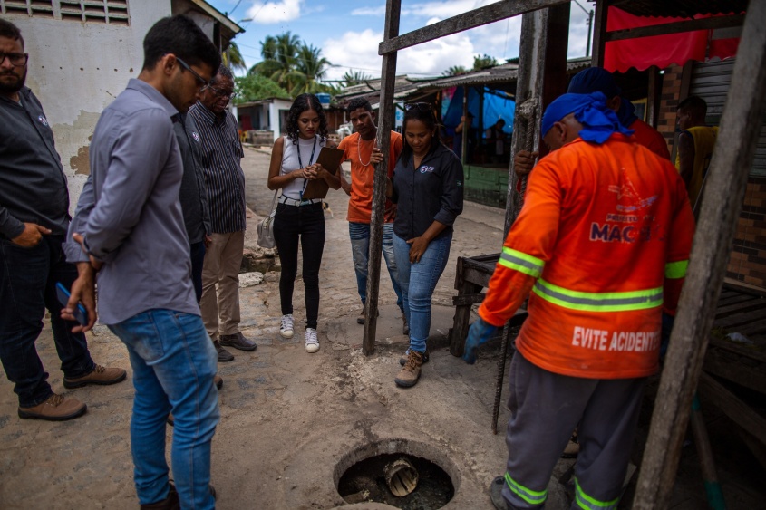 Feirinha do Tabuleiro vai ganhar revitalização também na parte hidrossanitária, regularizando a rede pluvial e de esgoto (Foto: Alisson Frazão/Secom Maceió)