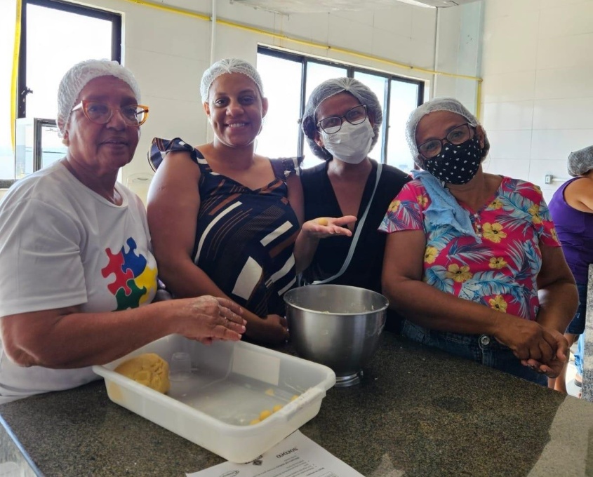 40 Mulheres participaram da ação. Foto: Cortesia