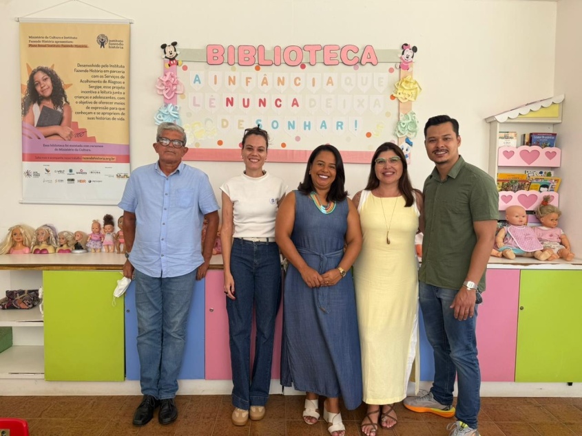 Visita a unidade de acolhimento Rubens Colaço. Foto: Clara Vieira: Ascom Semdes