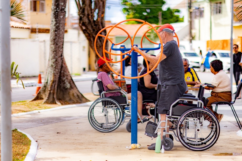 Unidade de acolhimento de longa permanência cuida de idosos em situação de vulnerabilidade. Foto: Itawi Albuquerque/ Secom Maceió