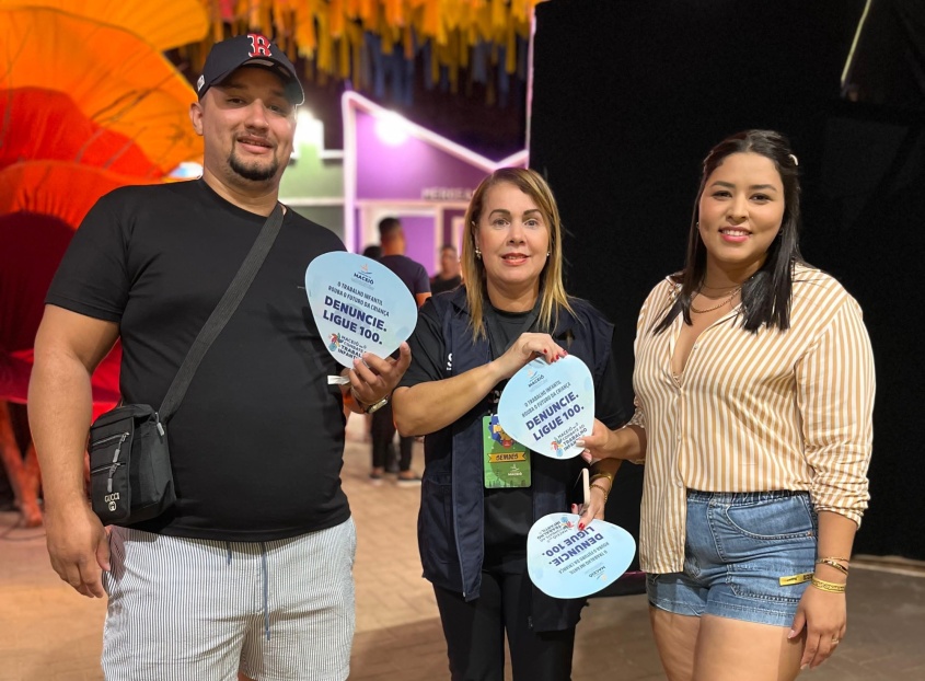 Campanha municipal de combate ao trabalho infantil está sendo divulgada. Foto:cortesia