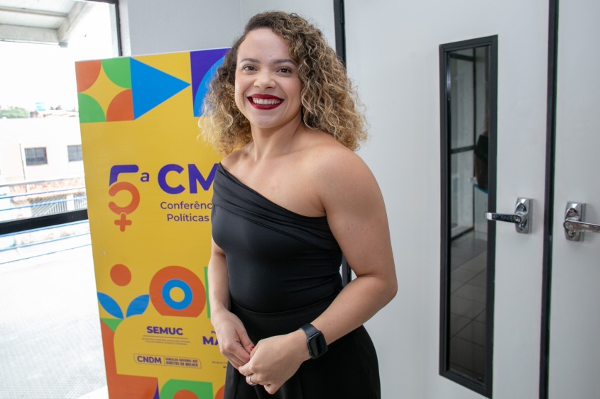 Mariana Alves é coordenadora de Enfrentamento à Violência e Acolhimento às Mulheres da Semuc. Foto: Allan Cesar