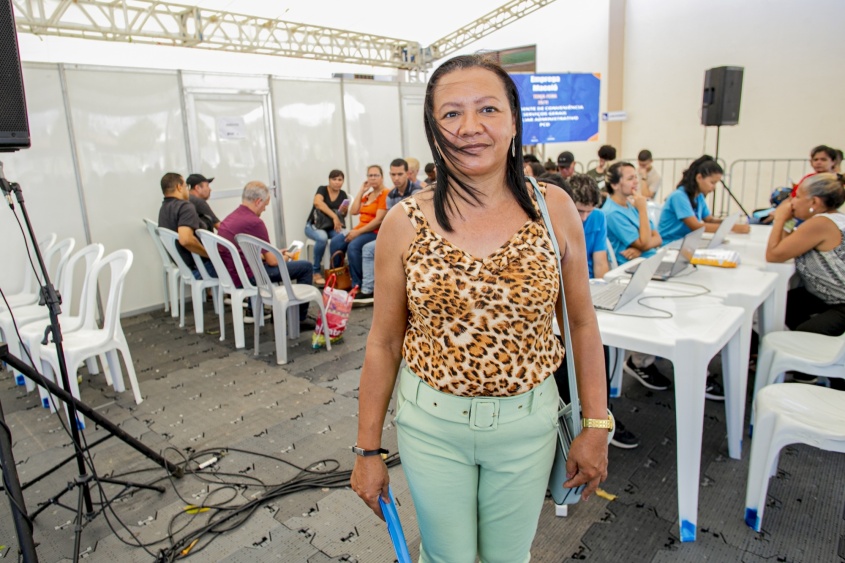 Candidata Ângela Maria Pereira, 48 anos. Foto: Allan Cesar/Secom Maceió