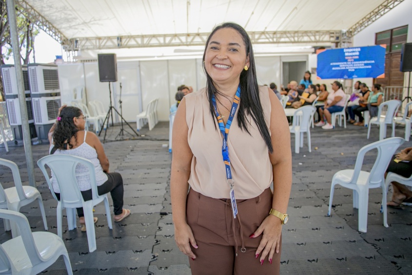 Coordenadora do Sine Maceió, Valdenice Cavalcante. Foto: Allan Cesar/Secom Maceió
