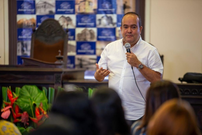 Secretário de Assistência Social de Maceió reforçou que a pasta é um dos pilares da gestão municipal. Foto: Alisson Frazão/Secom Maceió