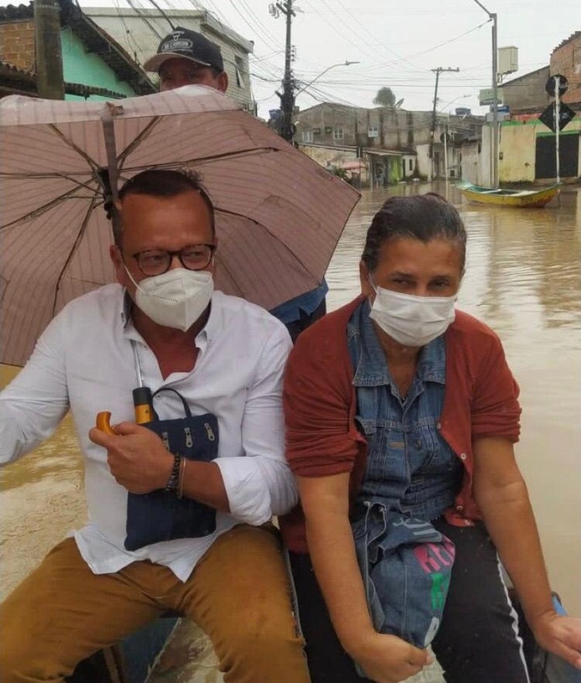 Assistência médica no período chuvoso. Foto: Ascom SMS