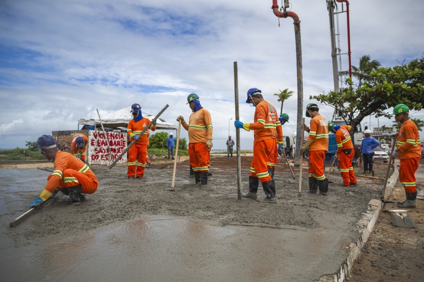 Obras de reurbanização estão 90% concluídas. Foto: Alisson Frazão/ Secom Maceió