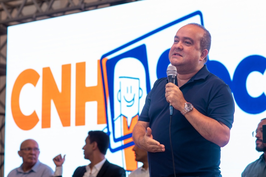 Claydson Moura, titular da Semas, ressaltou que o CNH Social já é um programa que deu certo. Foto: Itawi Albuquerque / Secom Maceió