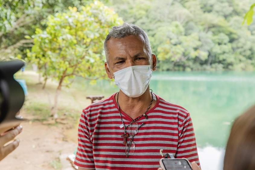 Morador de Fernão Velho, Aldo Avelino, trabalhou mais de três décadas na fábrica. Foto: Edvan Ferreira/Secom Maceió