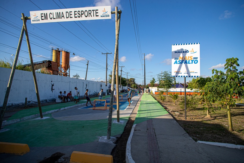 Rua Aberta no Osman Loureiro. Foto: Célio Júnior / Secom Maceió