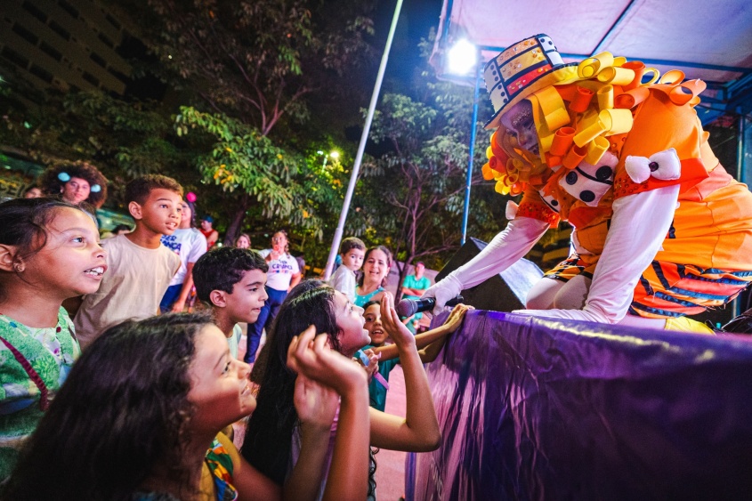 Ser Criança É Massa passou pelos bairros Benedito Bentes, Cidade Universitária e Jatiúca no último fim de semana. Foto: Jonathan Lins/Secom Maceió