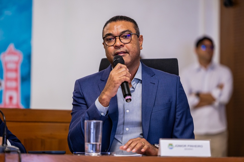 Secretário municipal de Indústria, Comércio e Serviços, Carlos Pinheiro Junior. Foto: Felipe Sostenes/Secom Maceió