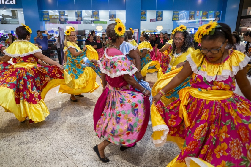Mostra Protagonismo da Pessoa Idosa conta com apresentações culturais. Foto: Alisson Frazão/ Secom Maceió