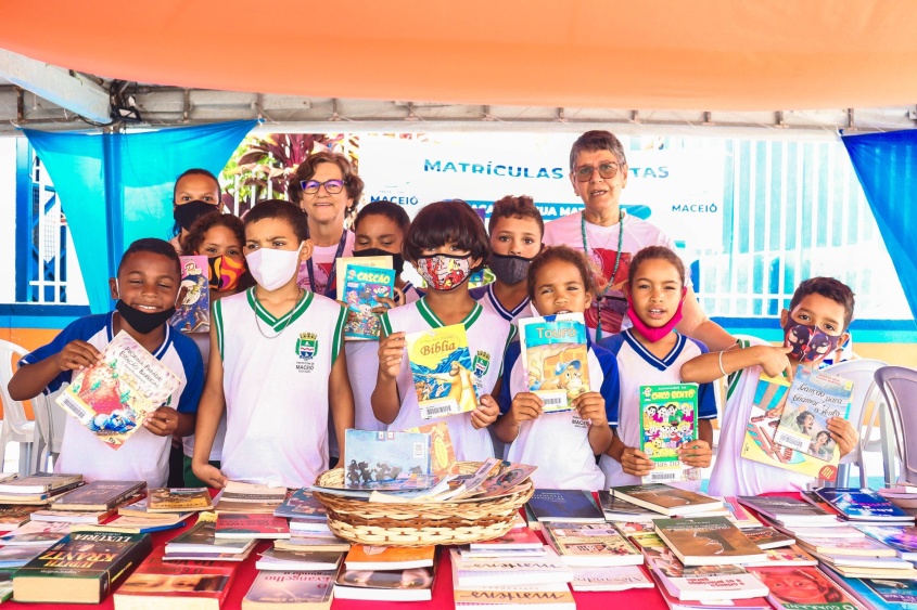 Feira literária contará com venda de livros. Foto: Jamerson Soares (estagiário)/Ascom Semed