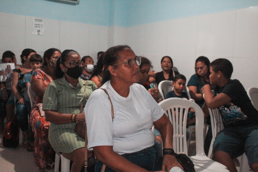 Rosimeire de Farias, mãe da usuária Priscila, atendida pelo serviço. Foto: Rodrigo Carlos/Ascom SMS