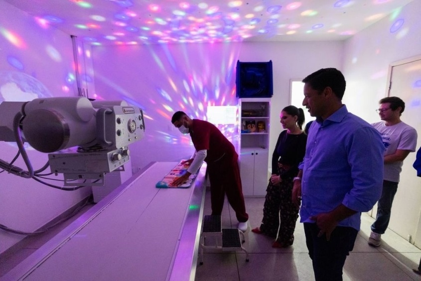 Raio-X Inclusivo amplia acessibilidade para crianças e jovens autistas, pessoas com deficiência, com paralisia cerebral e com pouca mobilidade. Foto: Victor Vercant/ Secom Maceió