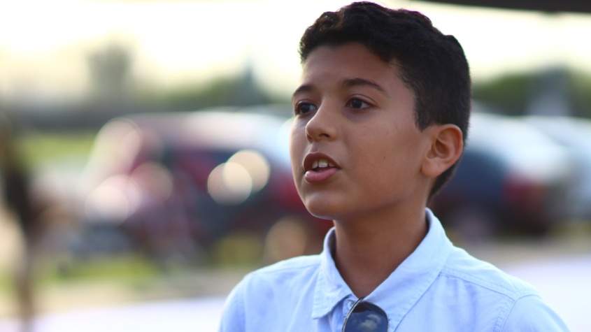 Heitor Caleb, 10 anos, quer ser astrônomo da NASA. Foto: Daniel Marinho/Ascom Semed