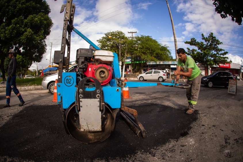 Avenida Governador Afrânio Lages, Bom Parto. Foto: Itawi Albuquerque/Secom Maceió