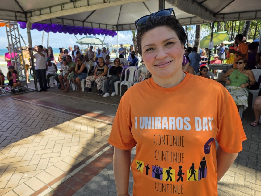 Sabrina destacou a união de forças para a promoção dos direitos humanos e da saúde inclusiva. Foto: Beto Macário / Secom Maceió