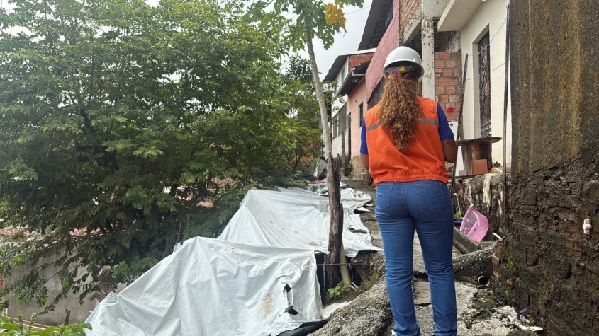 Agentes continuam realizando monitoramento preventivo nas áreas de risco da capital. Foto: Ascom Defesa Civil Maceió