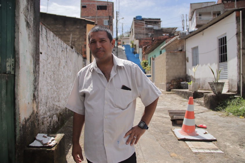 Moradores da região comemoram a fase final da obra. Foto: Junior Bertoldo/Secom Maceió