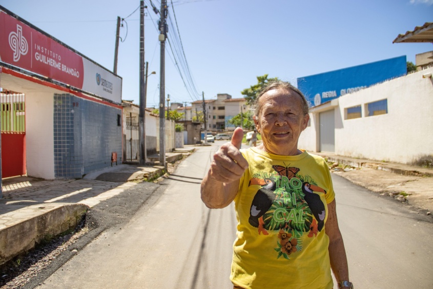 Dona Maria vive no Vale do Reginaldo há 50 anos. Foto: Júnior Bertoldo / Secom Maceió