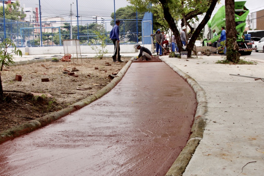 Ciclovia do Parque da Mulher (trecho 5). Foto: Wilma Andrade/Ascom Seminfra