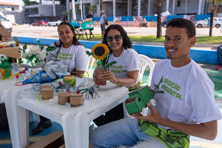 Alurb promove ações de educação ambiental. Foto: Itawi Albuquerque/ Secom Maceió