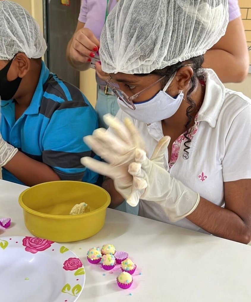Crianças e Adolescentes trabalharam em conjunto em ação de boas práticas em saúde mental. Foto: Ascom SMS