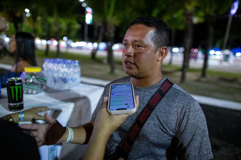 Diego conta que esses eventos são muito importantes para impactar de forma positiva a renda financeira de sua família. Foto: Alisson Frazão / Secom Maceió