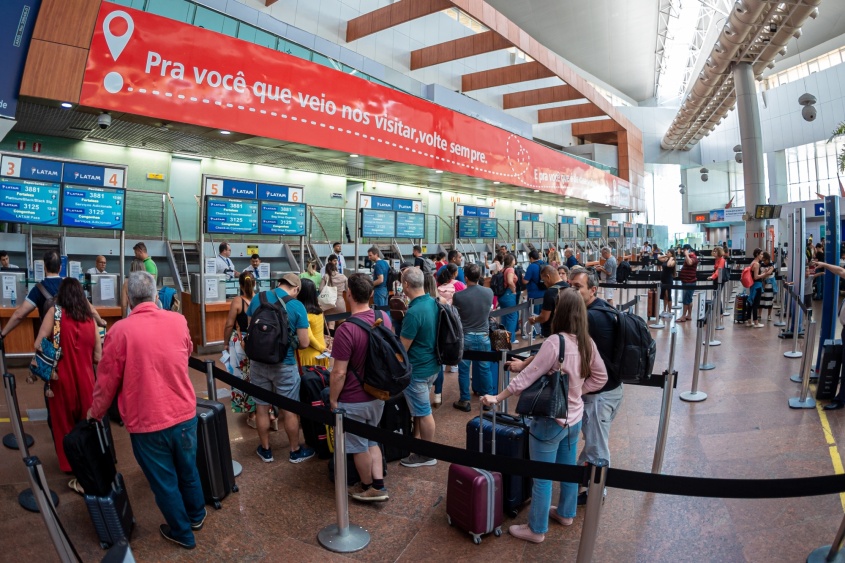 Terminal de passageiros do Aeroporto de Maceió. Foto: Itawi Albuquerque/ Secom Maceió