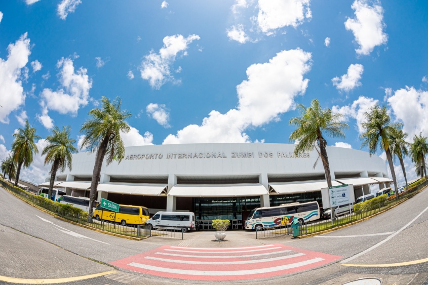 Aeroporto Internacional Zumbi dos Palmares. Foto: Itawi Albuquerque/ Secom Maceió